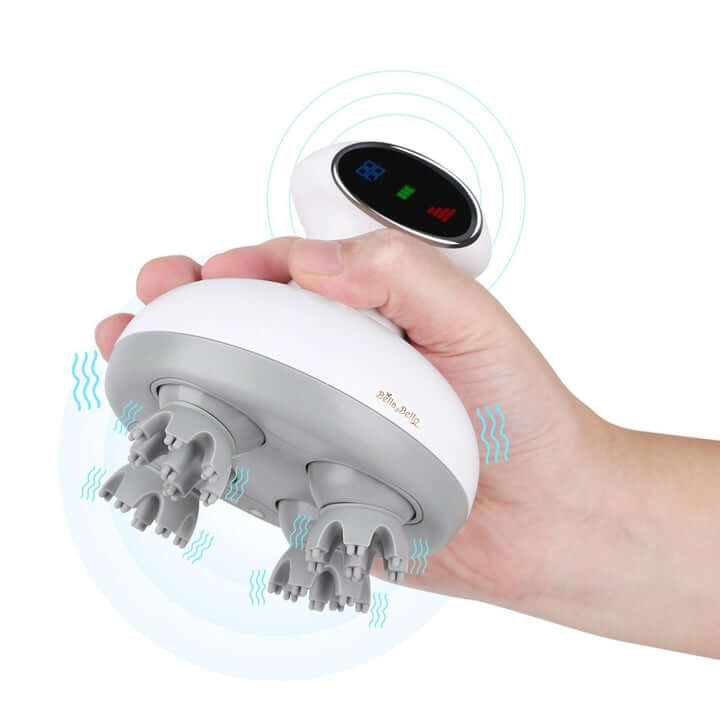 Bella2Bello Armona Electric 3D Vibrating Scalp Head & Body Massager (W