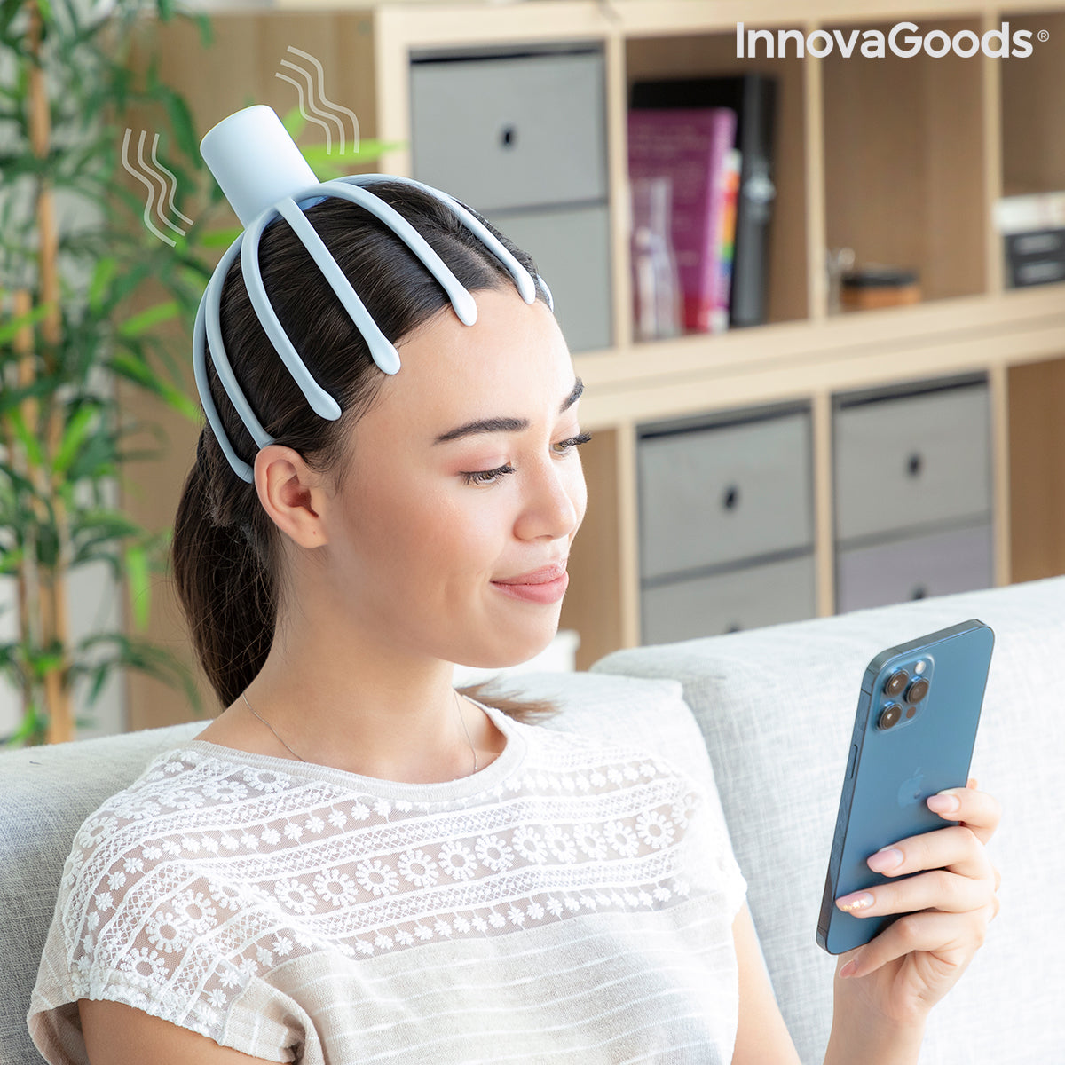 Helax InnovaGoods Rechargeable Head Massager