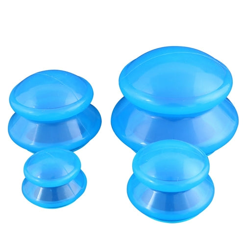 4PCS Silicone medical Vacuum Cans Massage Suction Cup Full Body Vacuum