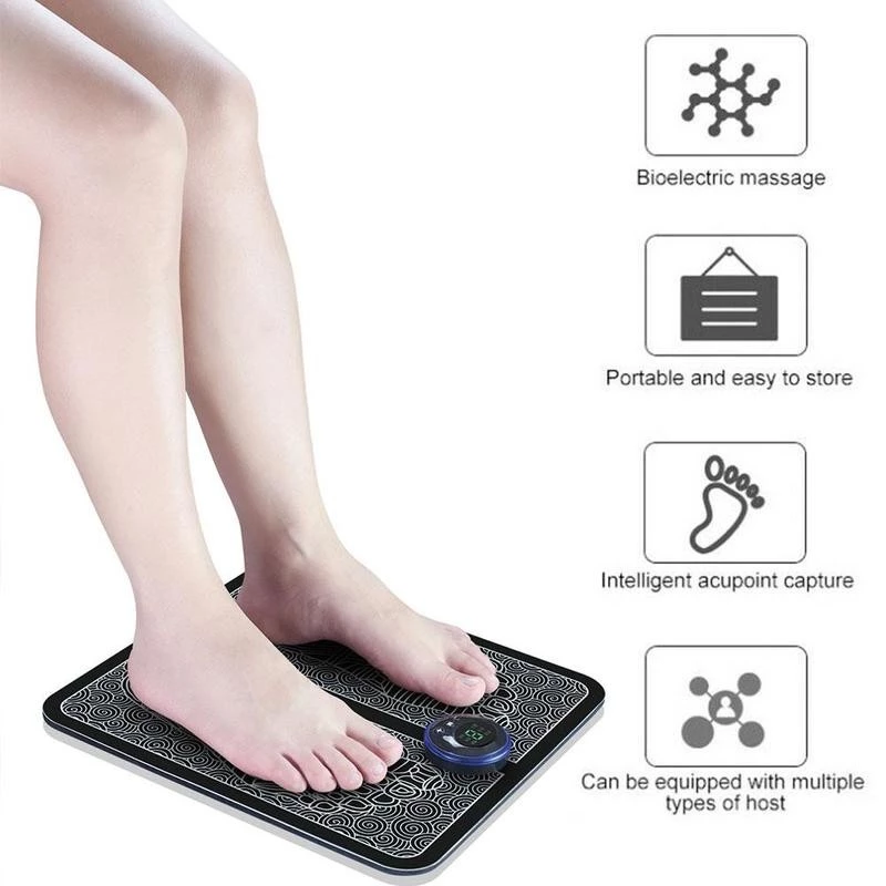 EMS Electric Foot Massage Mat | Foot and Leg Massager