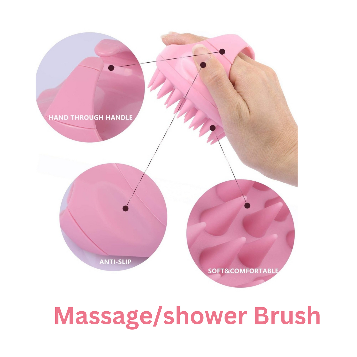 Brosse Massante pour Cuir Chevelu S-Secrets