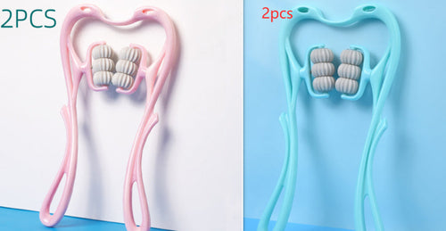 Multifunctional Manual Six-wheel Neck Massager Massage Relieve Roller