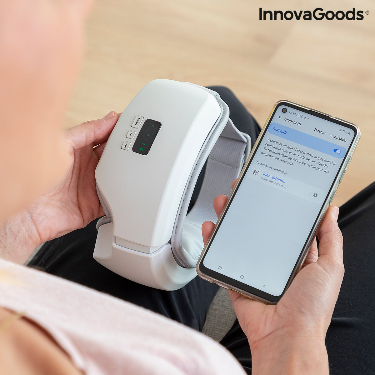 Masseur Oculaire 4 en 1 à Compression d’Air Eyesky InnovaGoods