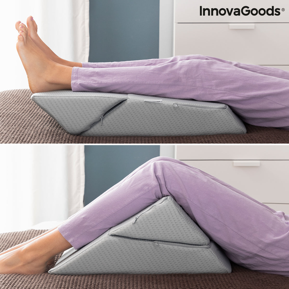 Triangular Multi-Position Double Wedge Pillow Threllow InnovaGoods