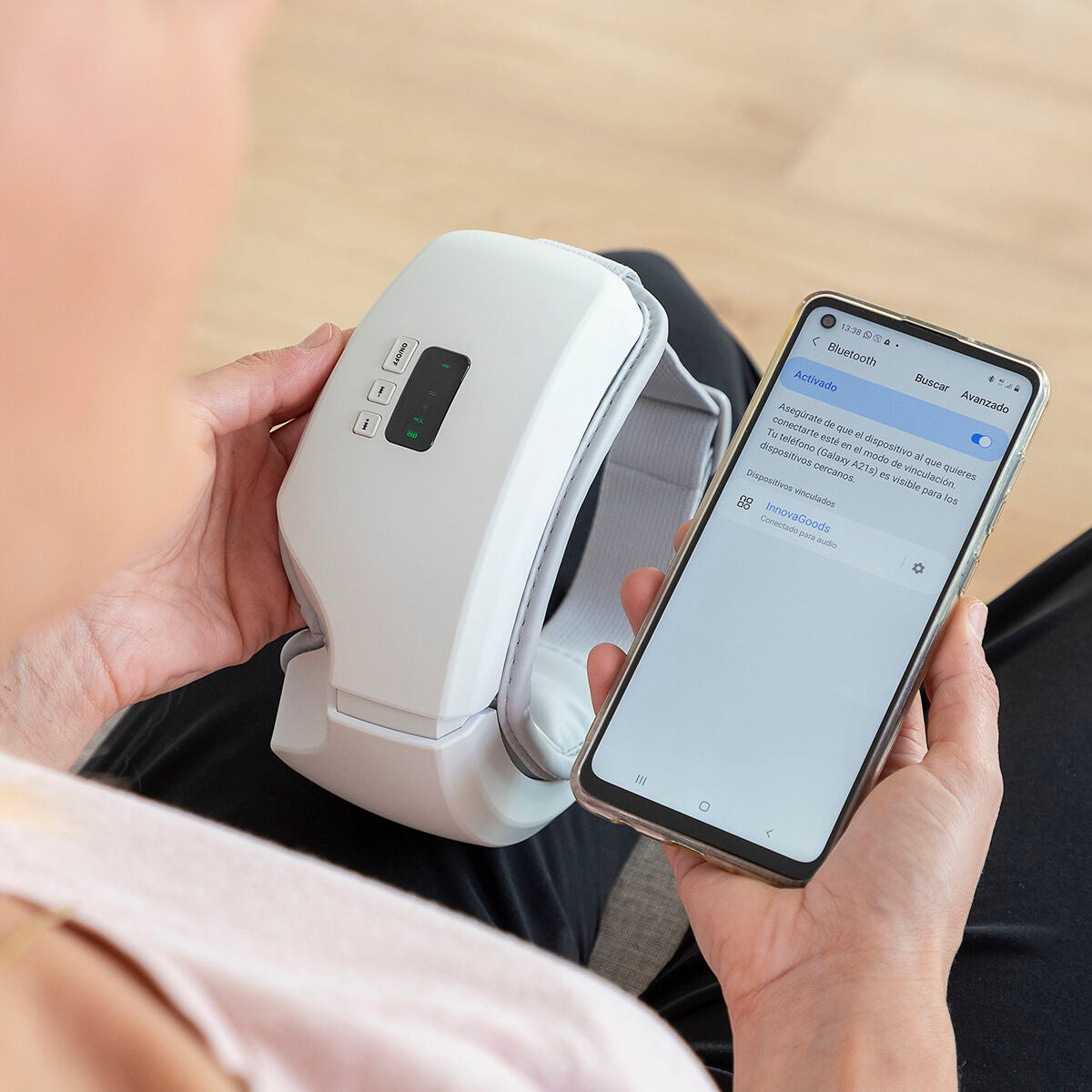 Masseur Oculaire 4 en 1 à Compression d’Air Eyesky InnovaGoods