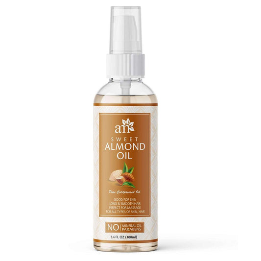 Huile d'Amande Douce 100% Pure Pressée à Froid Pour Massage