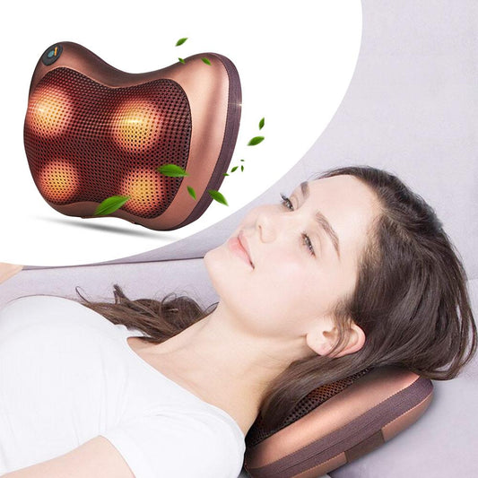 Portable 4-Head Massage Cushion